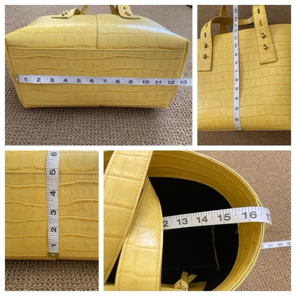 FRAME Les Second Embossed Leather Tote - Picture 10 of 16